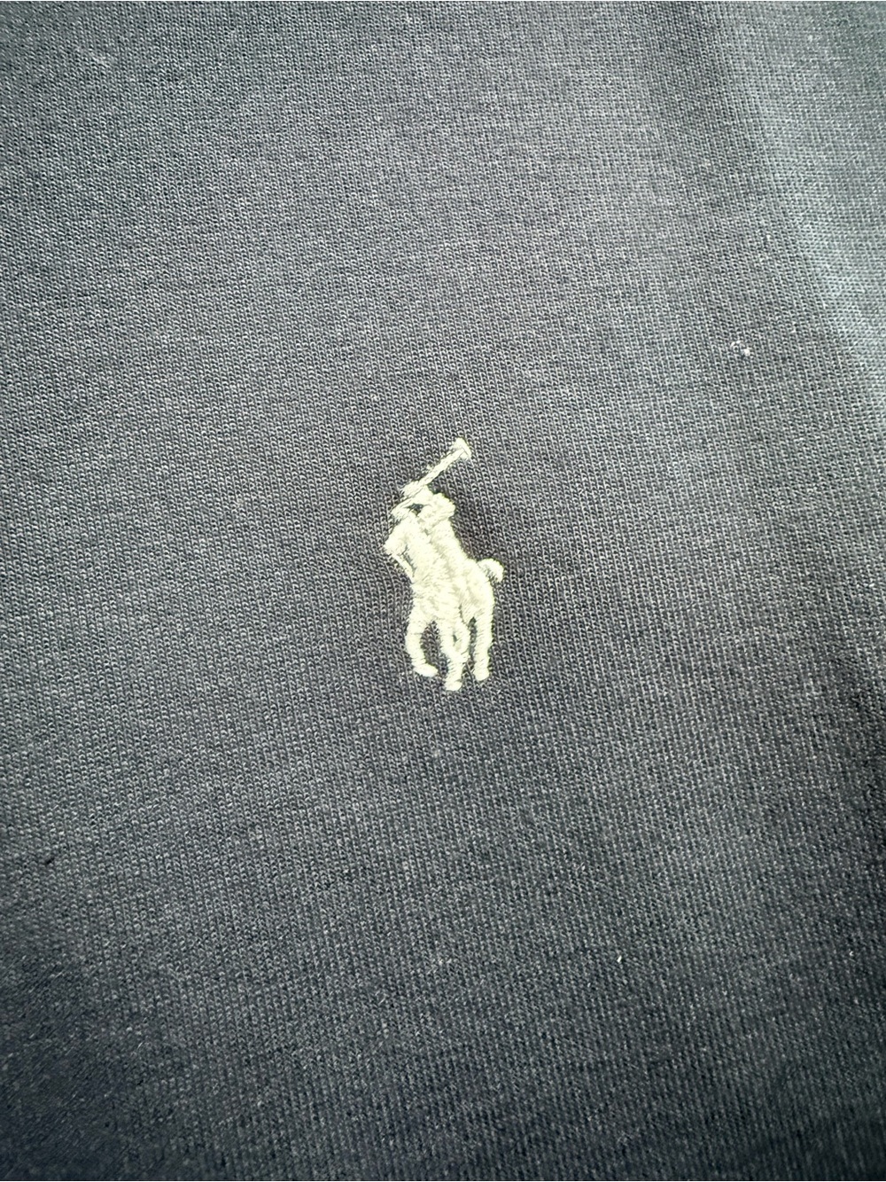 Polo by Ralph Lauren Navy Pullover Hoodie with White Pony - Picture 2 of 7